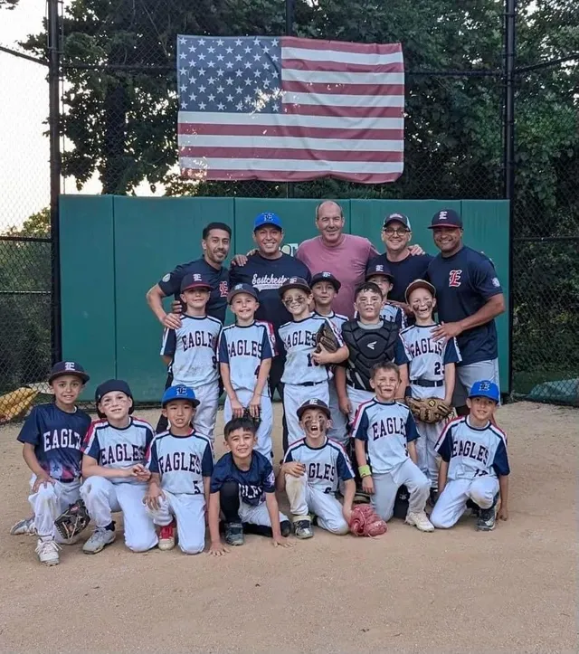 Biagio Maffettone Little Eastchester Eagles team